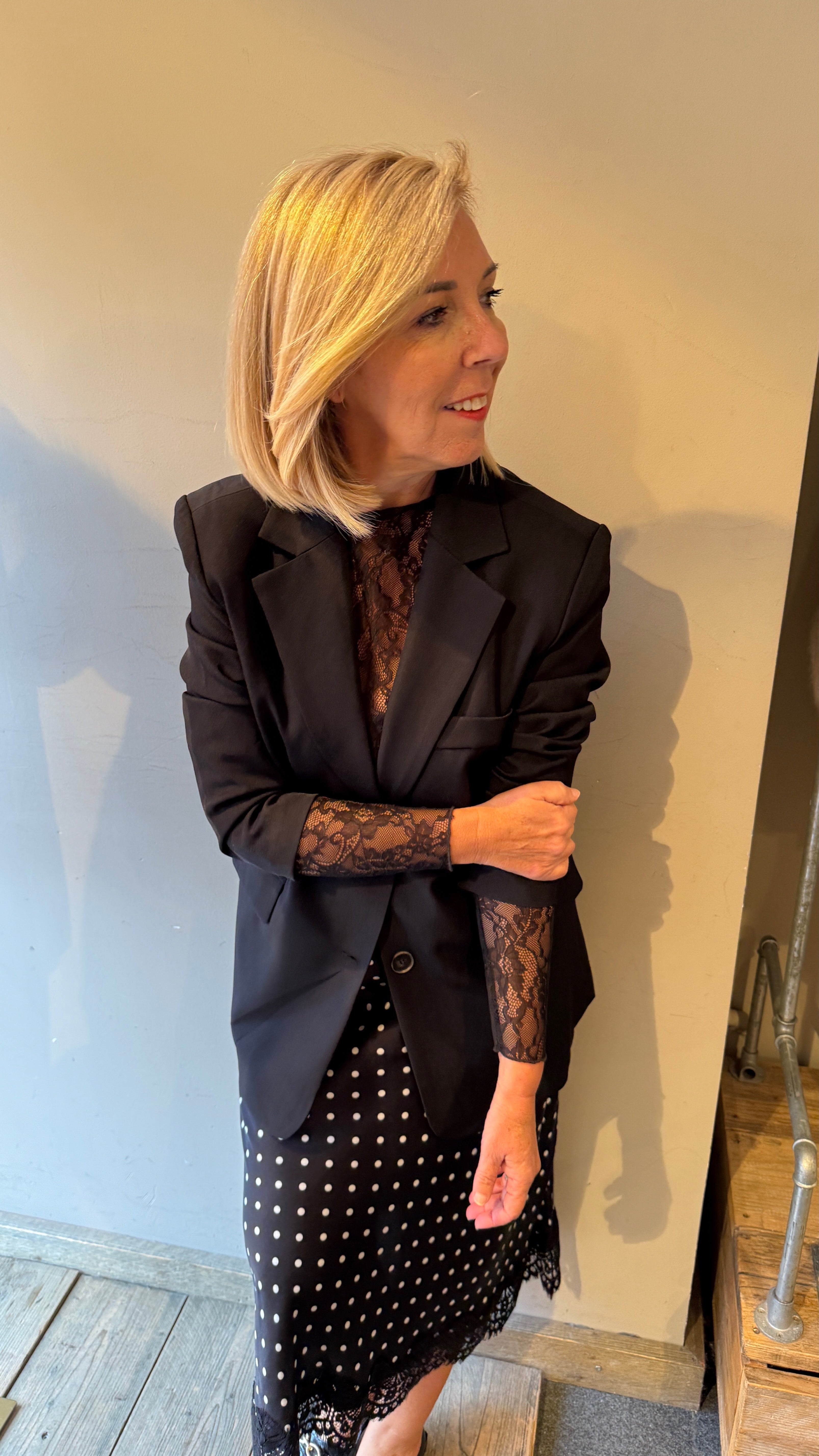Blazer zwart/ FABIENNE