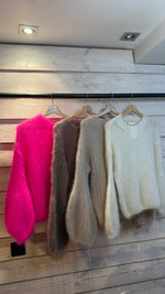 Afbeelding in Gallery-weergave laden, Mohair trui/ ballonmouw
