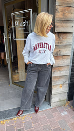 Afbeelding in Gallery-weergave laden, MANHATTAN sweater/ grijs
