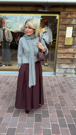 Afbeelding in Gallery-weergave laden, Trui streep/ MILLE/ grijs
