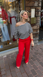 Afbeelding in Gallery-weergave laden, Blouse/ streep/ blauw-wit/MARITIMA
