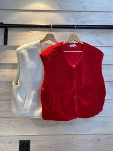 Teddy vest/ MARA