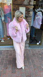 Afbeelding in Gallery-weergave laden, Jas/fluffy/roze/ KATE
