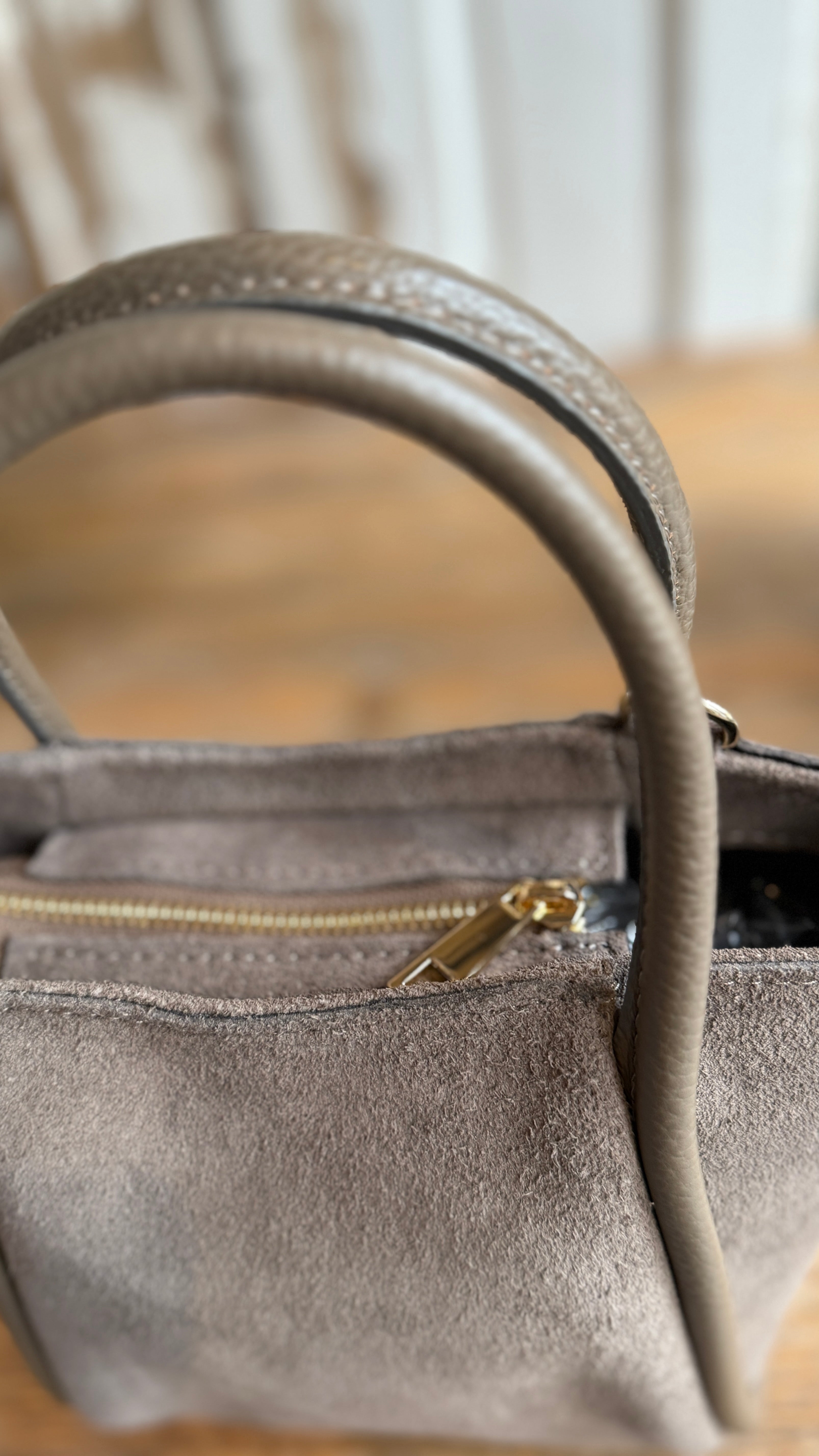 Tas suède/ taupe/ANNIE