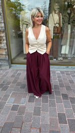 Afbeelding in Gallery-weergave laden, Gilet/cream/NANOU

