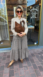 Afbeelding in Gallery-weergave laden, Jurk/ ruit/ beige/ LEA
