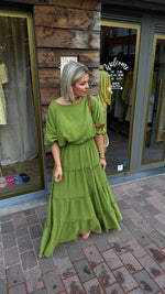 Afbeelding in Gallery-weergave laden, Rok/ groen/LULU
