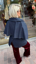 Afbeelding in Gallery-weergave laden, Trenchcoat jeans/kort/ HARVEY
