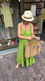 Afbeelding in Gallery-weergave laden, Beach jurk/SAN ANTONI/ groen
