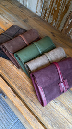 Afbeelding in Gallery-weergave laden, Lederen clutch/ HILDY
