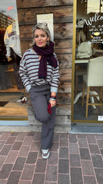 Afbeelding in Gallery-weergave laden, Cardigan streep/ MARIËTTE
