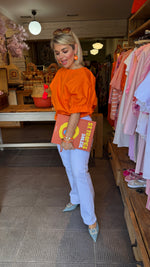 Afbeelding in Gallery-weergave laden, Blouse/ oranje/NORA
