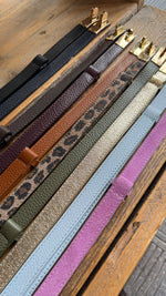 Afbeelding in Gallery-weergave laden, Lederen riem/ JUSTINE

