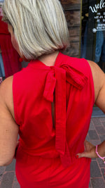 Afbeelding in Gallery-weergave laden, Jumpsuit/ rood/ CLAIRE
