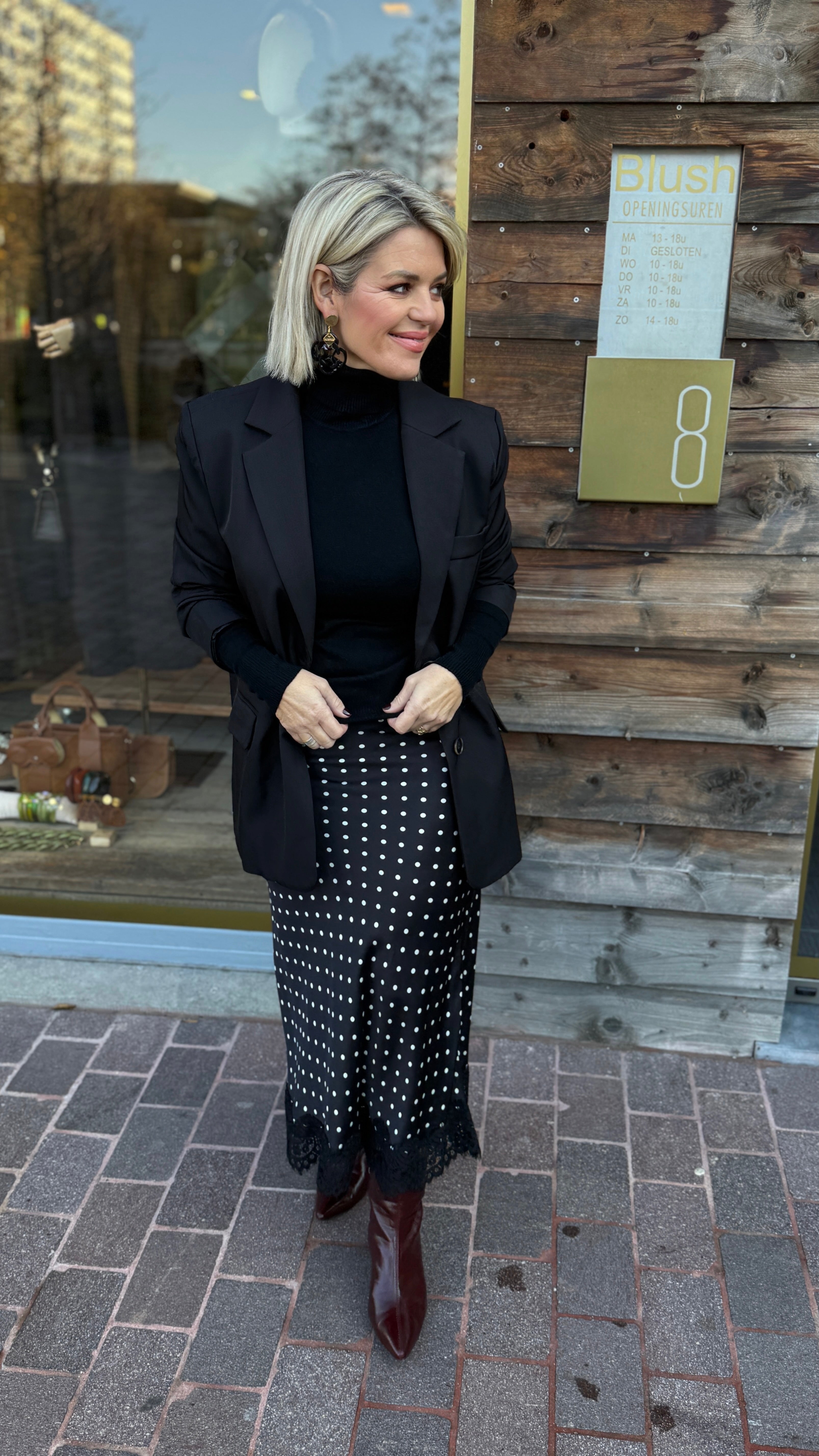 Oversized blazer zwart/JACKY