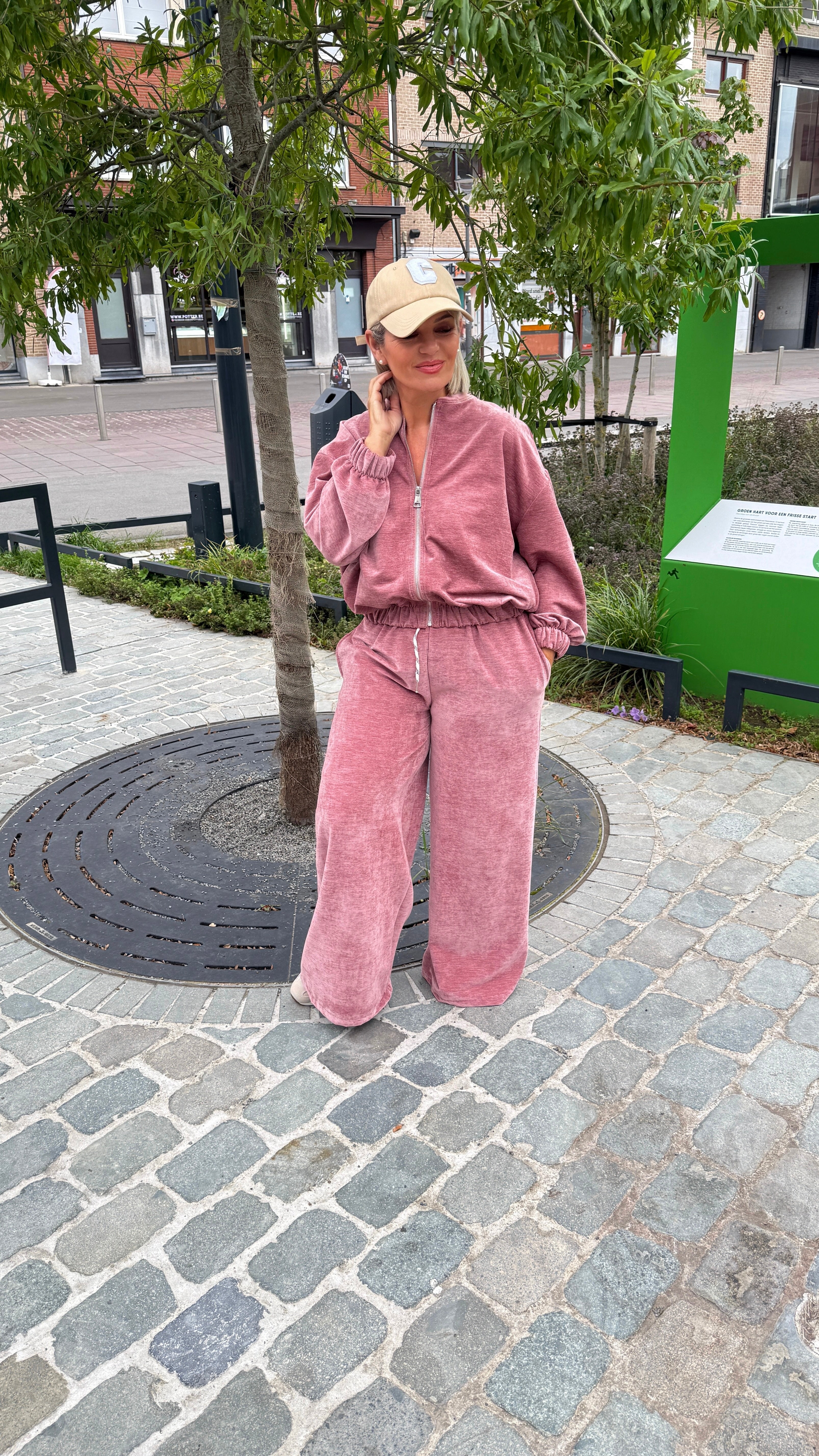 Broek/ oud roze/ TESS