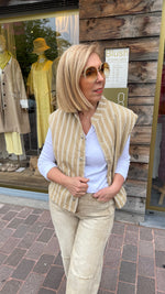 Afbeelding in Gallery-weergave laden, Gilet/ streep/ MILOU
