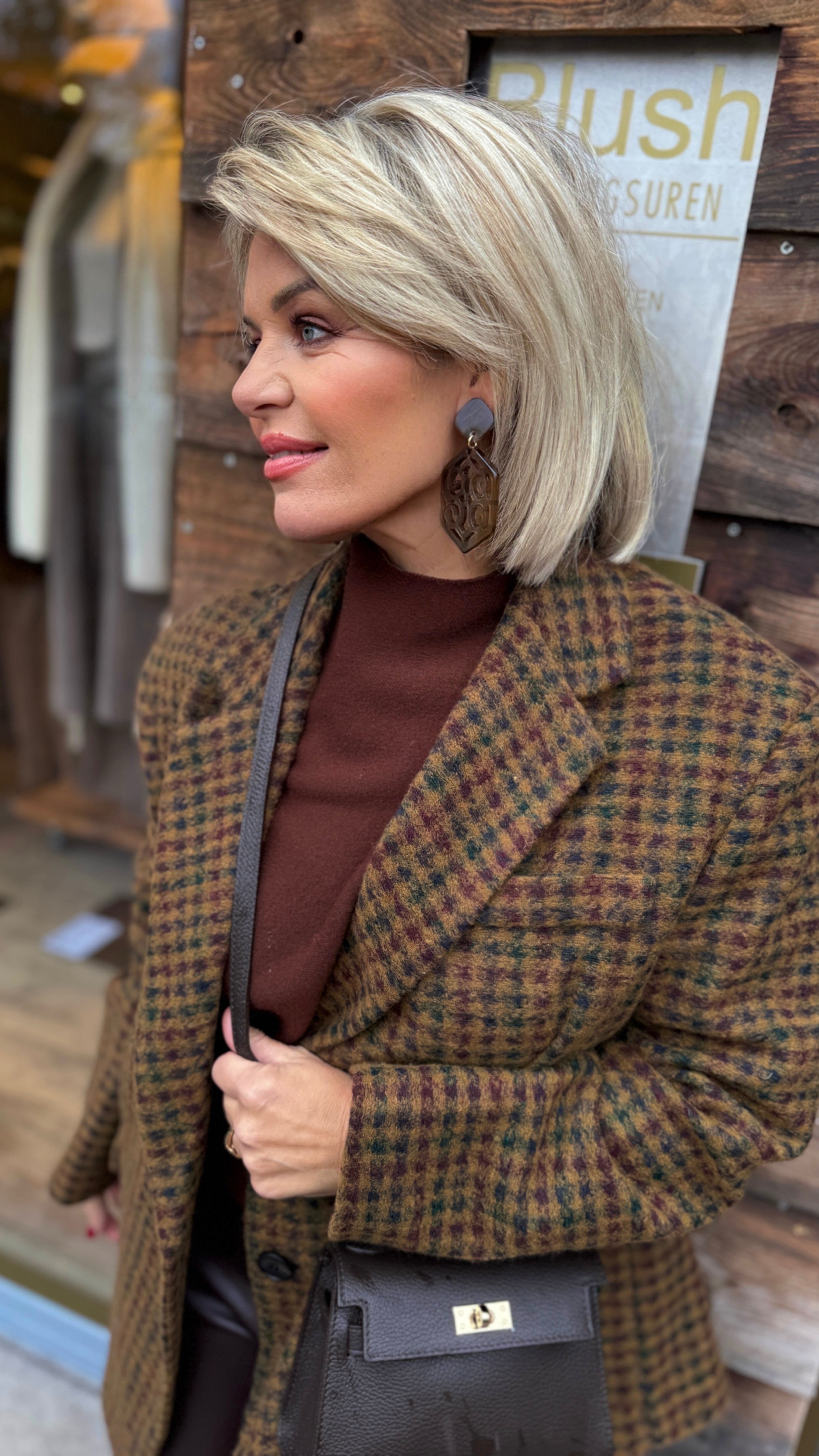 Blazer/ ruit/ VINCENZA