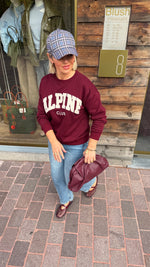 Afbeelding in Gallery-weergave laden, Sweater/ bordeaux/ ALPINE
