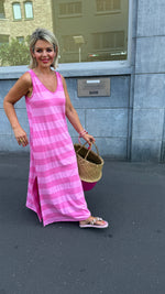 Afbeelding in Gallery-weergave laden, Jurk streep/ roze/ LAURA
