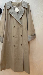 Afbeelding in Gallery-weergave laden, Trenchcoat/ruit/ LIEN
