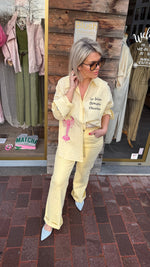 Afbeelding in Gallery-weergave laden, Hemd/ krab/ geel
