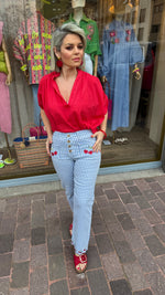 Afbeelding in Gallery-weergave laden, Broek /kers/ CHERRY
