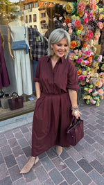 Afbeelding in Gallery-weergave laden, Rok /GEORGETTE/ MARRON
