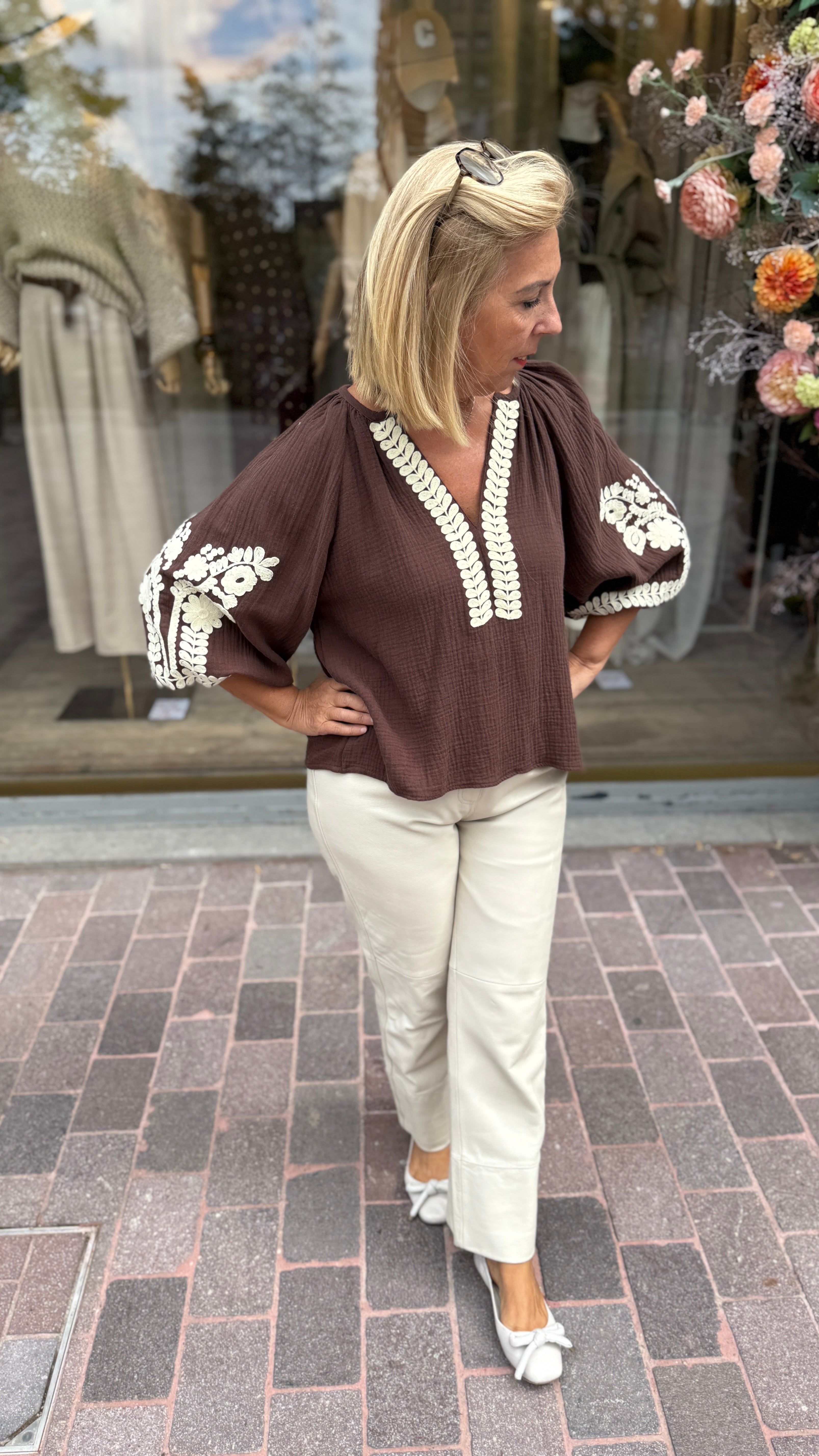 Blouse/ print/EMMA