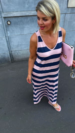Afbeelding in Gallery-weergave laden, Jurk/ streep/ blauw/ LAURA
