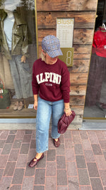 Afbeelding in Gallery-weergave laden, Sweater/ bordeaux/ ALPINE
