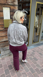 Afbeelding in Gallery-weergave laden, Bomber/ paillet/ grijs MILA
