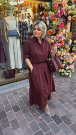 Afbeelding in Gallery-weergave laden, Rok /GEORGETTE/ MARRON
