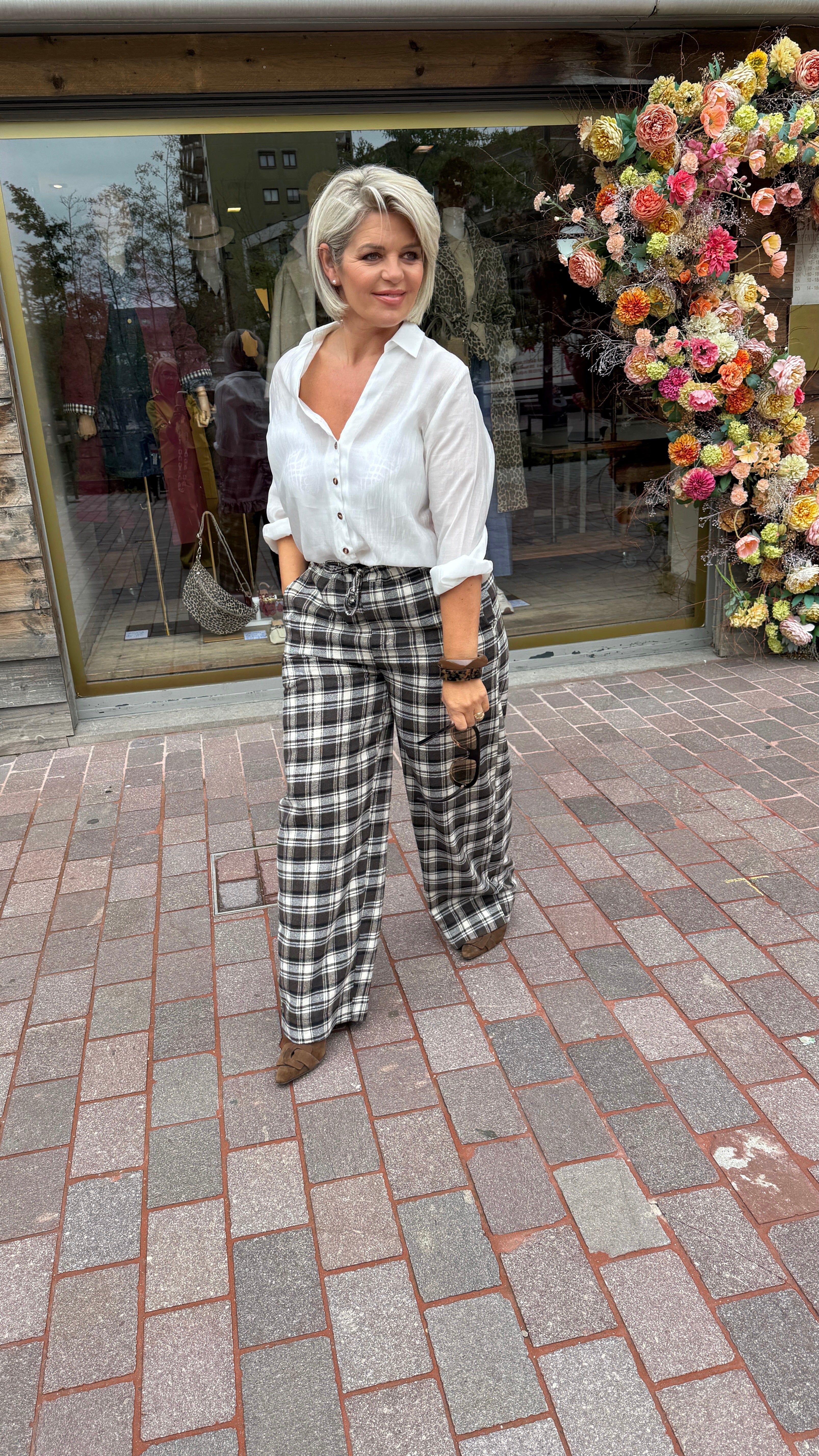 Broek ruit/KARLIEN