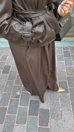 Afbeelding in Gallery-weergave laden, Jas/ lederlook/ bruin/ LOLO
