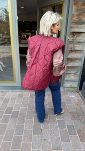 Bodywarmer/ bordeaux/ ANNA
