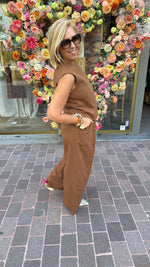 Afbeelding in Gallery-weergave laden, Broek/camel/NOOR
