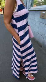 Afbeelding in Gallery-weergave laden, Jurk/ streep/ blauw/ LAURA
