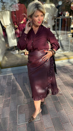 Afbeelding in Gallery-weergave laden, Vegan leather rok/ JASPRE/ NEVER FULLY DRESSED
