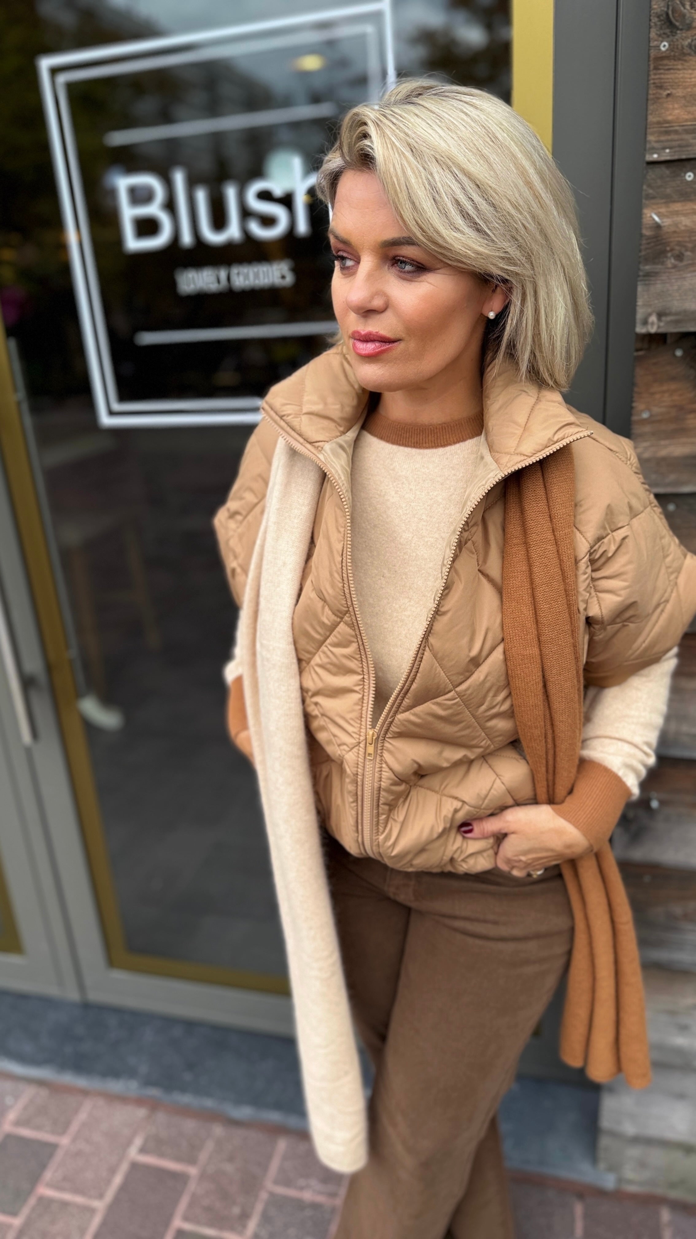 Bodywarmer/ mokka/ ISABELLE