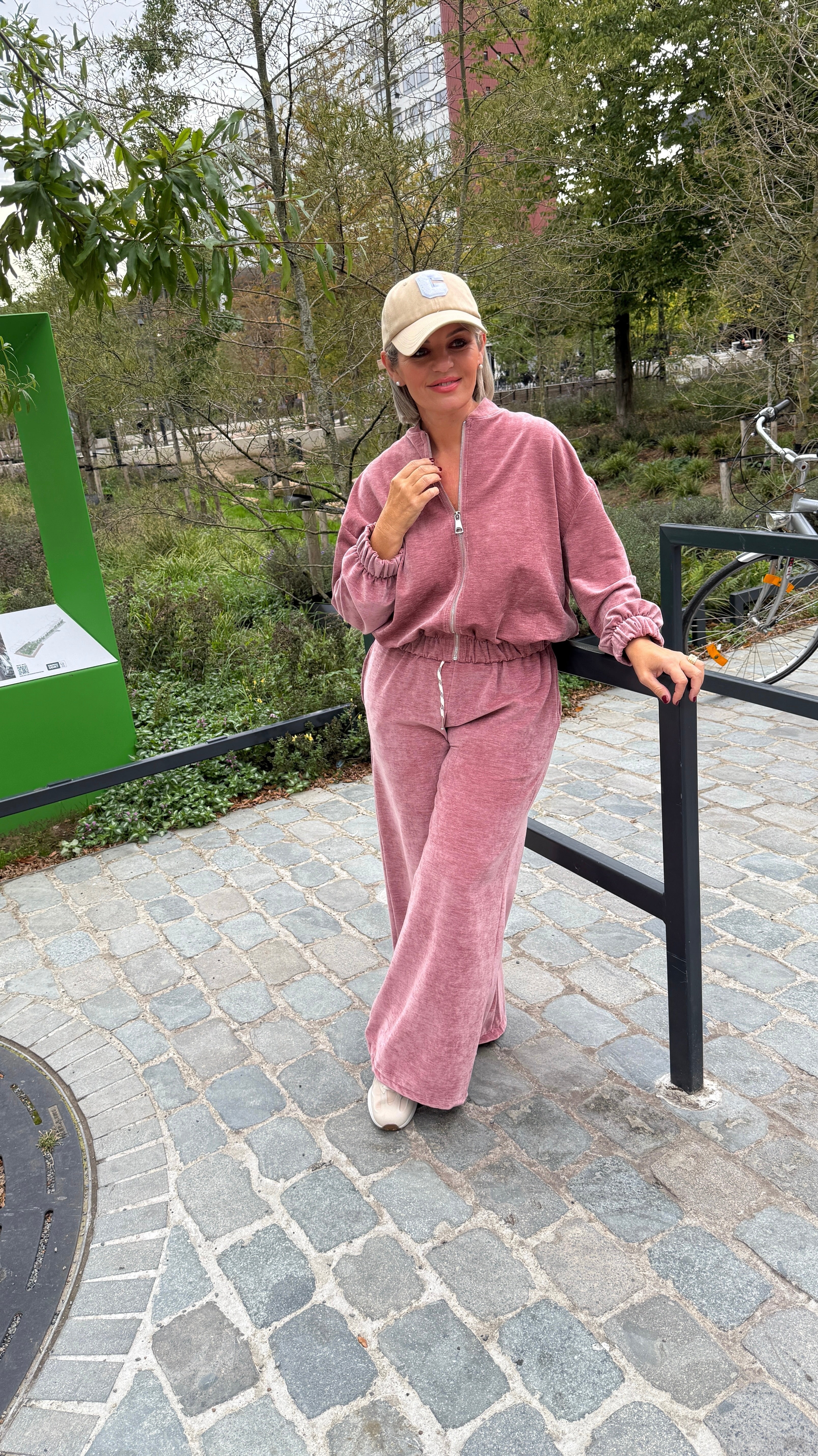 Broek/ oud roze/ TESS