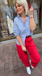 Afbeelding in Gallery-weergave laden, Hemd hart/ blauw/ GEMMA
