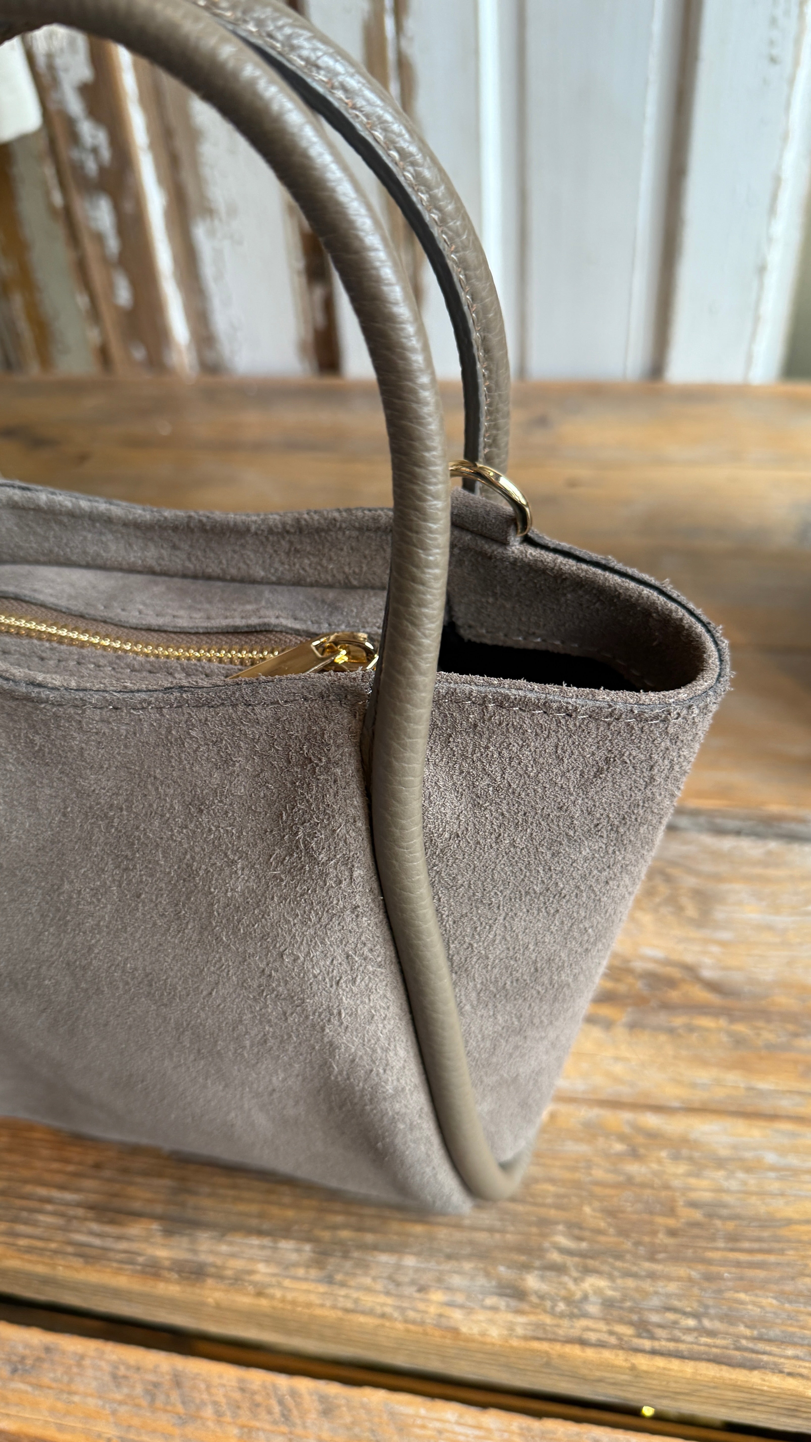 Tas suède/ taupe/ANNIE