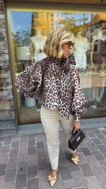 Afbeelding in Gallery-weergave laden, Hemd/ strik leopard/MAEVE
