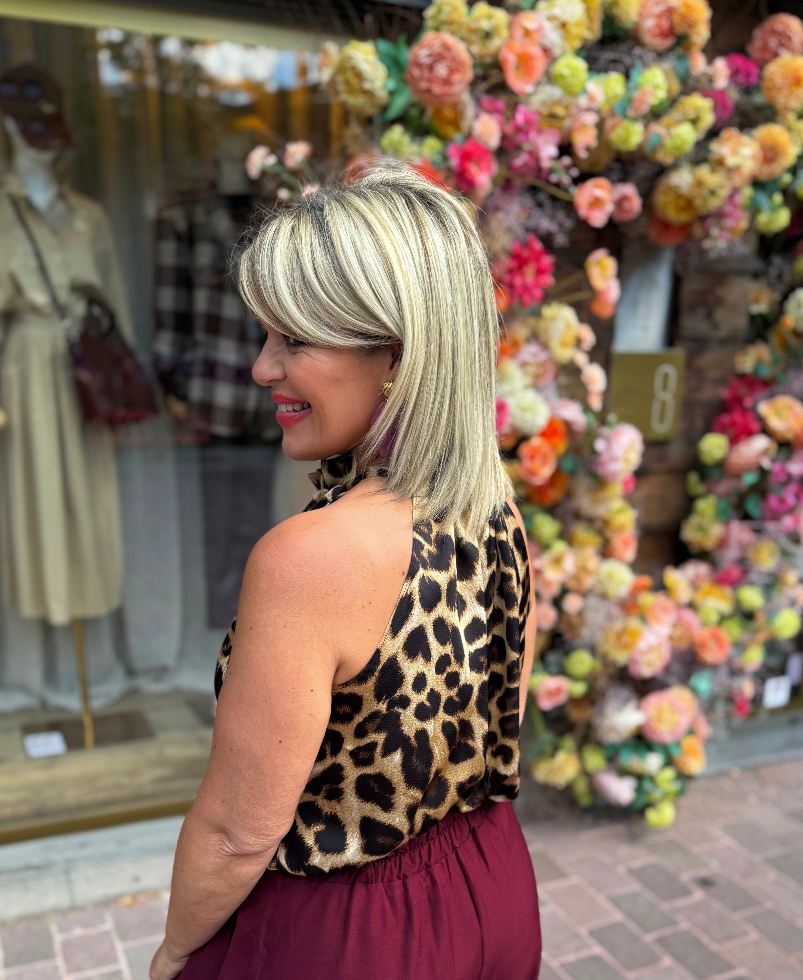 Top/ leopard/LAURI