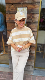 Afbeelding in Gallery-weergave laden, Sweater/ beige/ STRIPE
