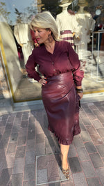 Afbeelding in Gallery-weergave laden, Vegan leather rok/ JASPRE/ NEVER FULLY DRESSED
