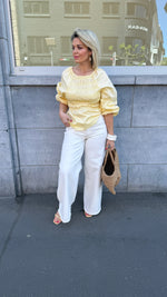 Afbeelding in Gallery-weergave laden, Blouse/ botergeel/ smok

