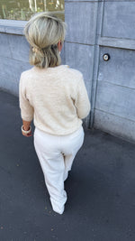 Afbeelding in Gallery-weergave laden, Crème  jasje met tullen strik/ MARTHA
