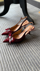 Slingback lacké/ SELMA